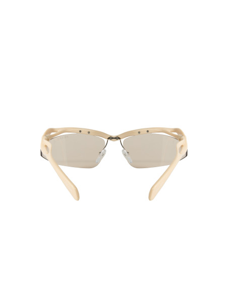 Prada SPR A25 18Q-412 Morph Square Shape Beige