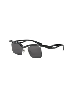 Prada SPR A15 1AB-5S0 Morph Small Square Shape Black