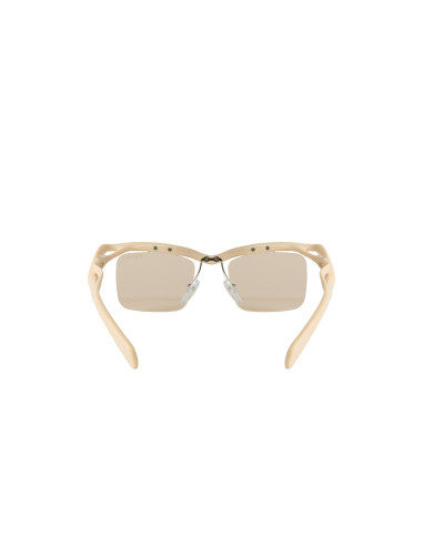 Prada SPR A15 18Q-412 Morph Small Square Shape Peach