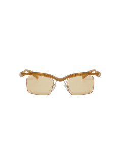 Prada SPR A15 13S-80E Morph Small Square Shape Cognac 2