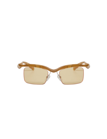 Prada SPR A15 13S-80E Morph Small Square Shape Cognac