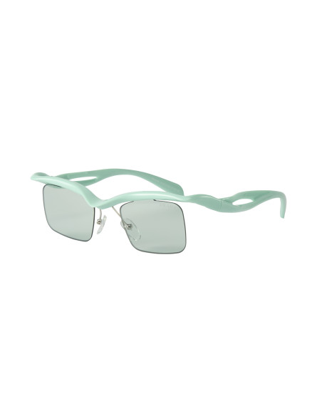 Prada SPR A15 17Q-4R0 Morph Small Square Shape Mint Green