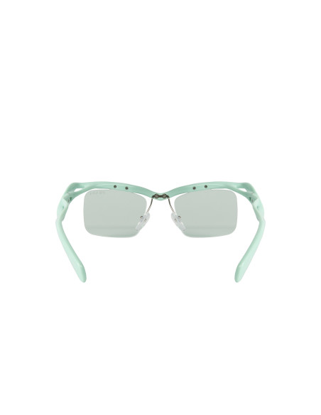 Prada SPR A15 17Q-4R0 Morph Small Square Shape Mint Green