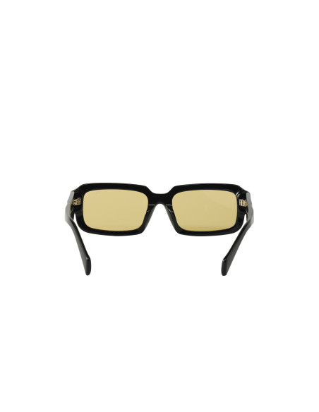 Prada SPR 27ZS 16K-70A Square Shape Yellow Black