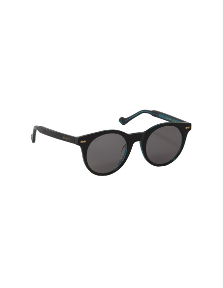 Gucci Gg0736S 003 Round Shape Negro Verde Original | Sunnies.uno