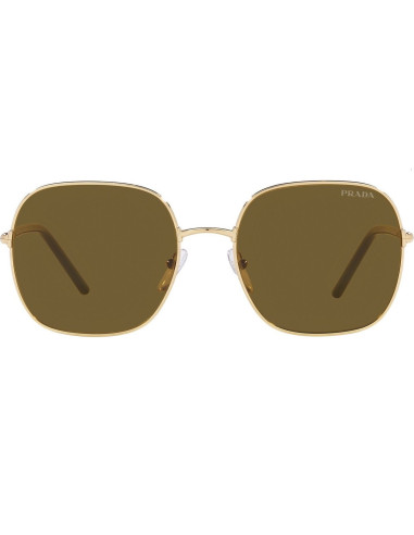 Prada SPR 67XS ZVN-01T Square Shape Coffe Gold