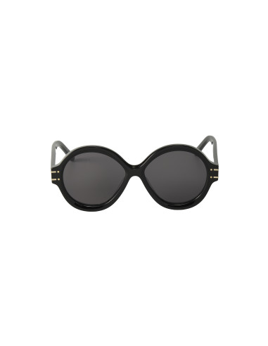 Dior Signature R1U 10A0 Round Shape Negro Dorado