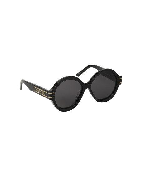 Dior Signature R1U 10A0 Round Shape Negro Dorado