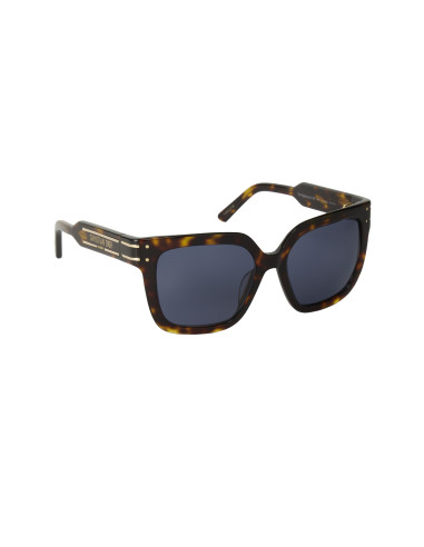 Dior Signature S10F 20B0 Square Shape Tortoise Blue