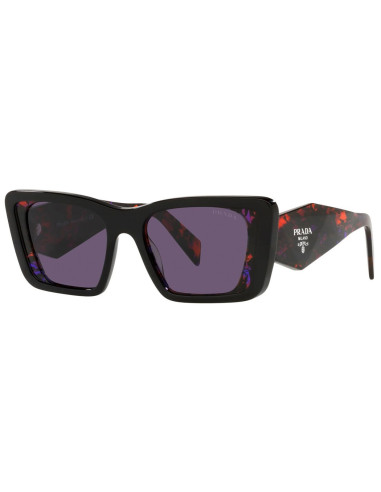 Prada SPR 08YS 04V-6O2 Oversized rectangular Black Violet