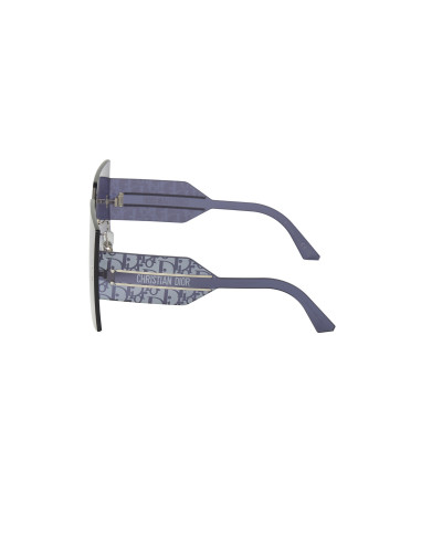 Dior DiorClub M5U F0B8 Square Shape Azul Gris