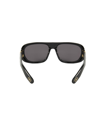 Dior Lady 95 22 S1I 10A0 Square Shape Negro Dorado