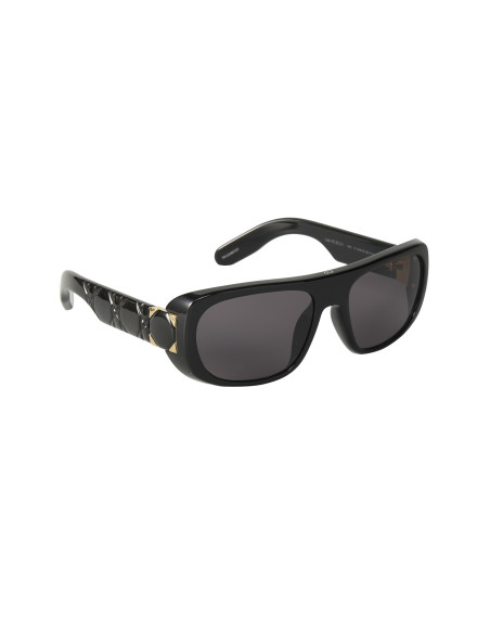 Dior Lady 95 22 S1I 10A0 Square Shape Negro Dorado