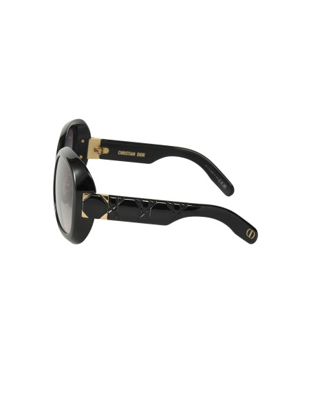 Dior Lady 95.22 R2F 10A0 Square Shape Negro Dorado