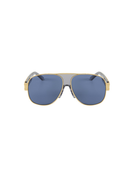 Dior Signature A3U B0B0 Aviator Shape Blue Gold