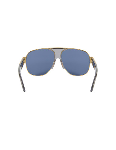 Dior Signature A3U B0B0 Aviator Shape Blue Gold