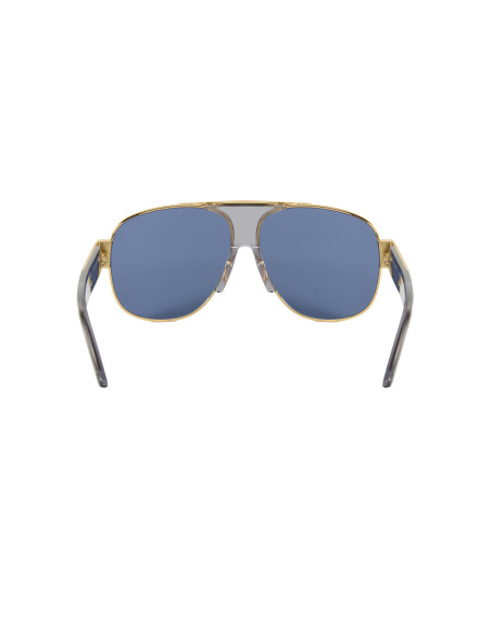 Dior Signature A3U B0B0 Aviator Shape Blue Gold