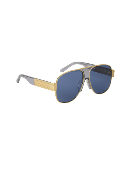 Dior Signature A3U B0B0 Aviator Shape Blue Gold