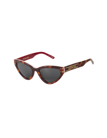 Dior Signature B2U 26B0 Eye Cat Shape Tortoise Red