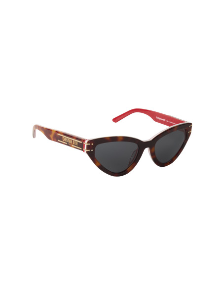 Dior Signature B2U 26B0 Eye Cat Shape Tortoise Red