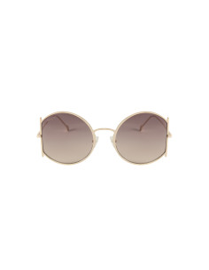 Salvatore Ferragamo SF244S 769 Round Shape Cafe Degradado | Sunnies.uno 2