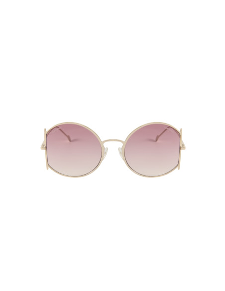 Salvatore Ferragamo SF244S 787 Round Shape Vino Degradado | Sunnies.uno