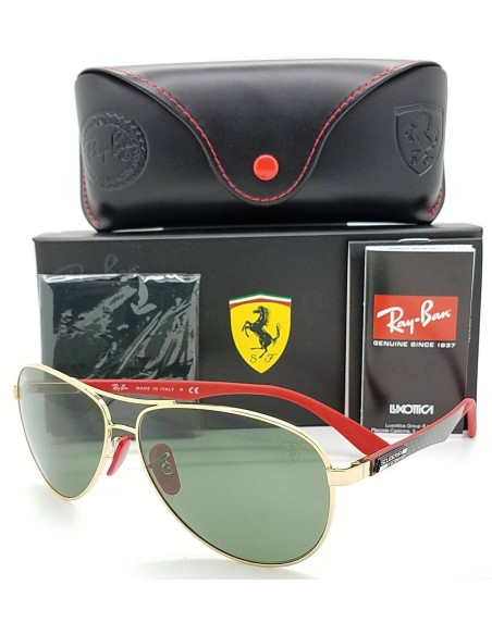 Ray Ban RB8313M F008/71 Aviator Scuderia Ferrari Fibra de carbono |...