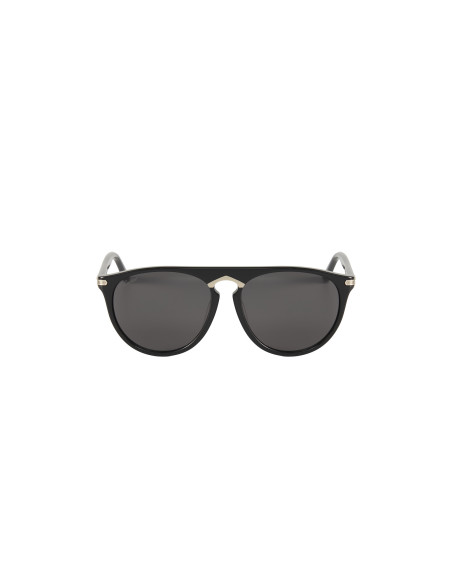 Cartier CT0013SA 001 Aviator Black Silver Gray