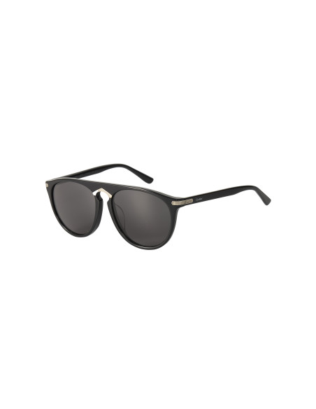 Cartier CT0013SA 001 Aviator Black Silver Gray