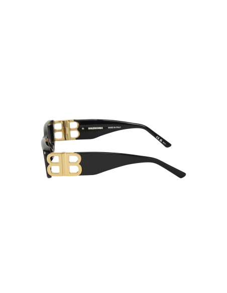 Balenciaga BB0096S 001 Dynasty Rectangle Black Gold