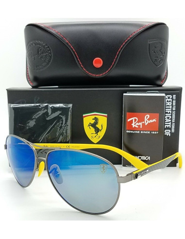 Ray Ban RB8313M 003/H0 Aviator Scuderia Ferrari Fibra de carbono | ...