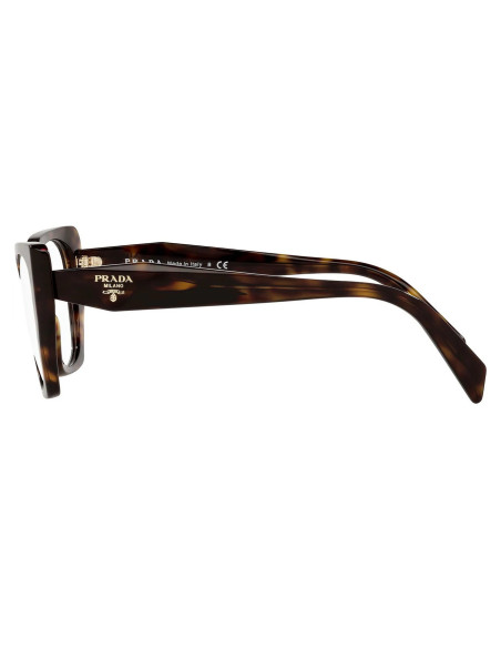 Prada SPR 18WV 2AU-1O1 Oftalmico Square Shape Tortoise