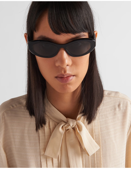 Sunnies Macarena MA01 16K-08Z Oval Shape Black