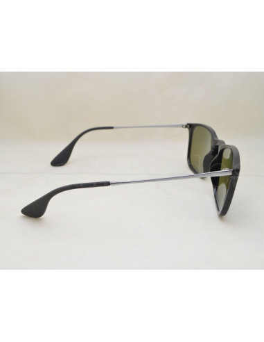 Ray Ban Rb4187 601/55 Chris Negro Mate Azul espejo | Sunnies.uno