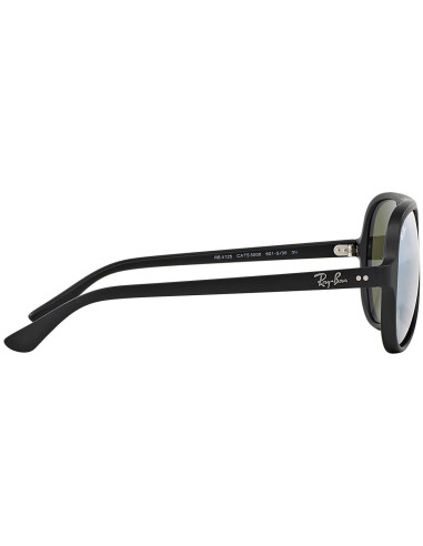 Ray Ban Rb4125 601S30 Cats 5000 Classic Negro Mate Plata | Sunnies.uno