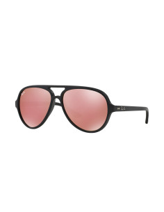 Ray Ban Rb4125 601SZ2 Cats 5000 Classic Negro Mate Terracota | Sunn...