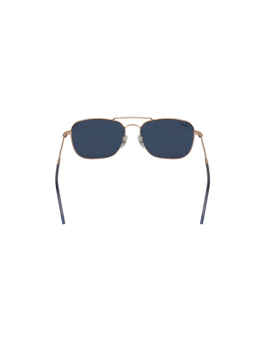 Ray Ban RB0102s 9202/3A Caravan Reverse Blue Rose Gold