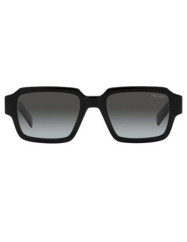 Prada SPR 02ZS 1AB-06T Square Shape Black Dark Grey