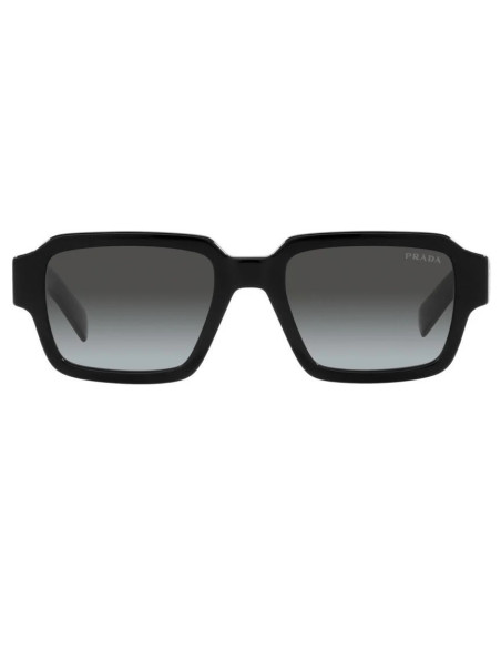 Prada SPR 02ZS 1AB-06T Square Shape Black Dark Grey