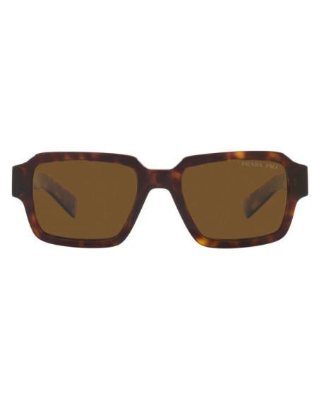 Prada SPR 02ZS 2AU-01D Square Shape Tortoise Polarized