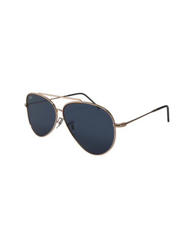 Ray Ban RB0101S 92023A Aviator Reverse Blue Rose Gold