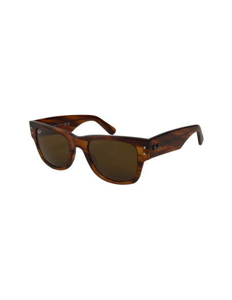 Ray Ban RB0840S 954/33 Mega Wayfarer Carey Cafe