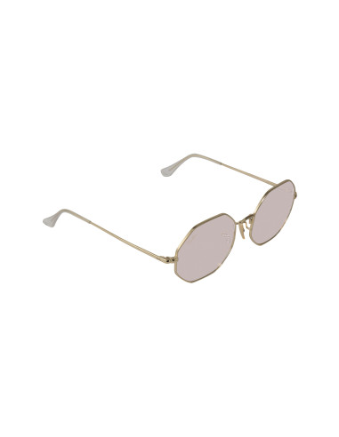 Ray Ban rb1972 001/w3 Octagon Plata Espejo Transparente Dorado