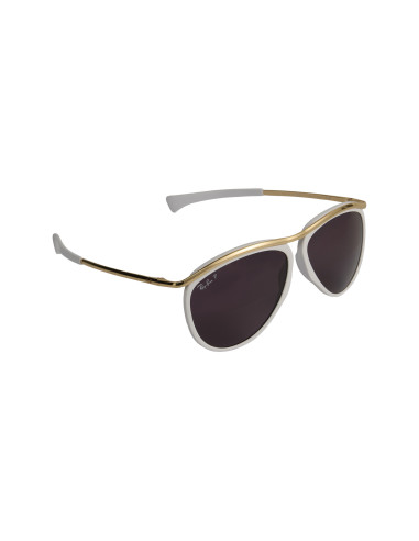 Ray Ban RB2219 1289AF Olympian Aviator Blanco Vino Polarizado