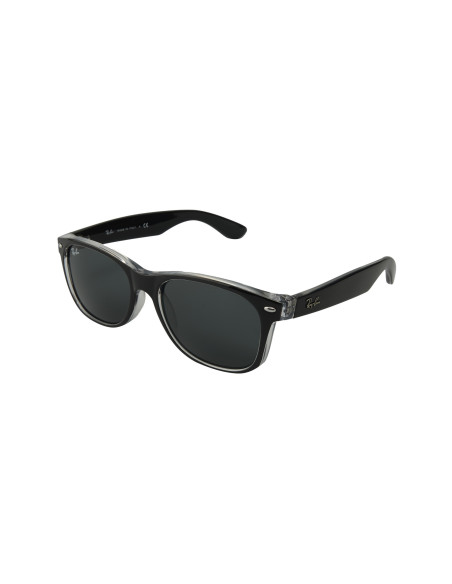Ray Ban RB2132 6398/Y5 New Wayfarer Negro Gris transparente