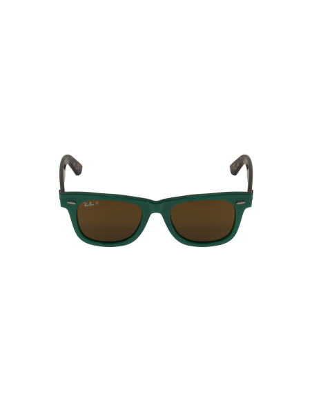 Ray Ban Rb2140 1240N9 Wayfarer Verde Cafe Carey Polarizado | Sunnie...