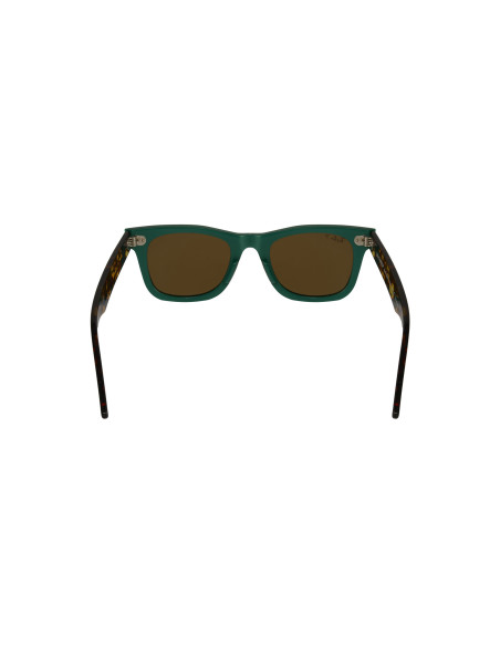 Ray Ban Rb2140 1240N9 Wayfarer Verde Cafe Carey Polarizado | Sunnie...