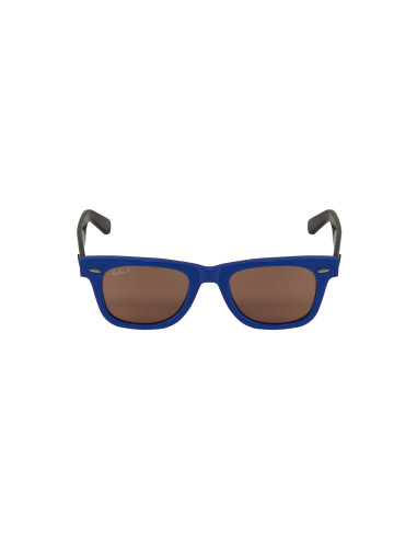Ray Ban Rb2140 1241w0 Wayfarer Polarizado Ciruela Azul Carey | Sunn...