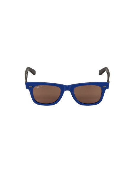 Ray Ban Rb2140 1241w0 Wayfarer Polarizado Ciruela Azul Carey | Sunn...