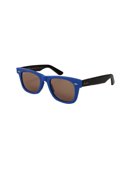 Ray Ban Rb2140 1241w0 Wayfarer Polarizado Ciruela Azul Carey | Sunn...